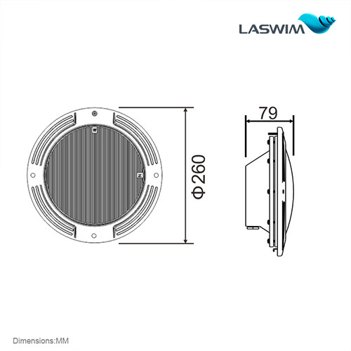 Laswim 24W Stainless Steel Factory Prices Led Pool Lights Underwater Pool Lights Inground Swimming Pool Lights Replacement